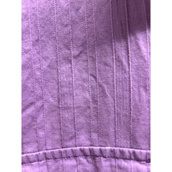 Islander Men's Size XL Purple Button Up Roll-Tab Long Sleeve Cotton Shirt - Picture 2 of 5